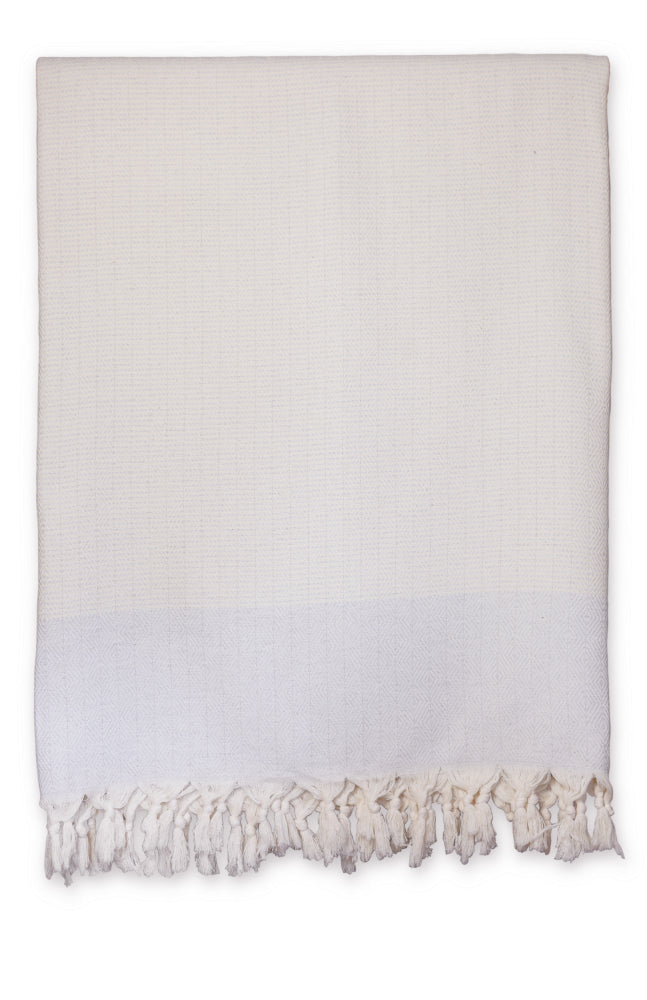 XXL Light Lilac Striped Throw