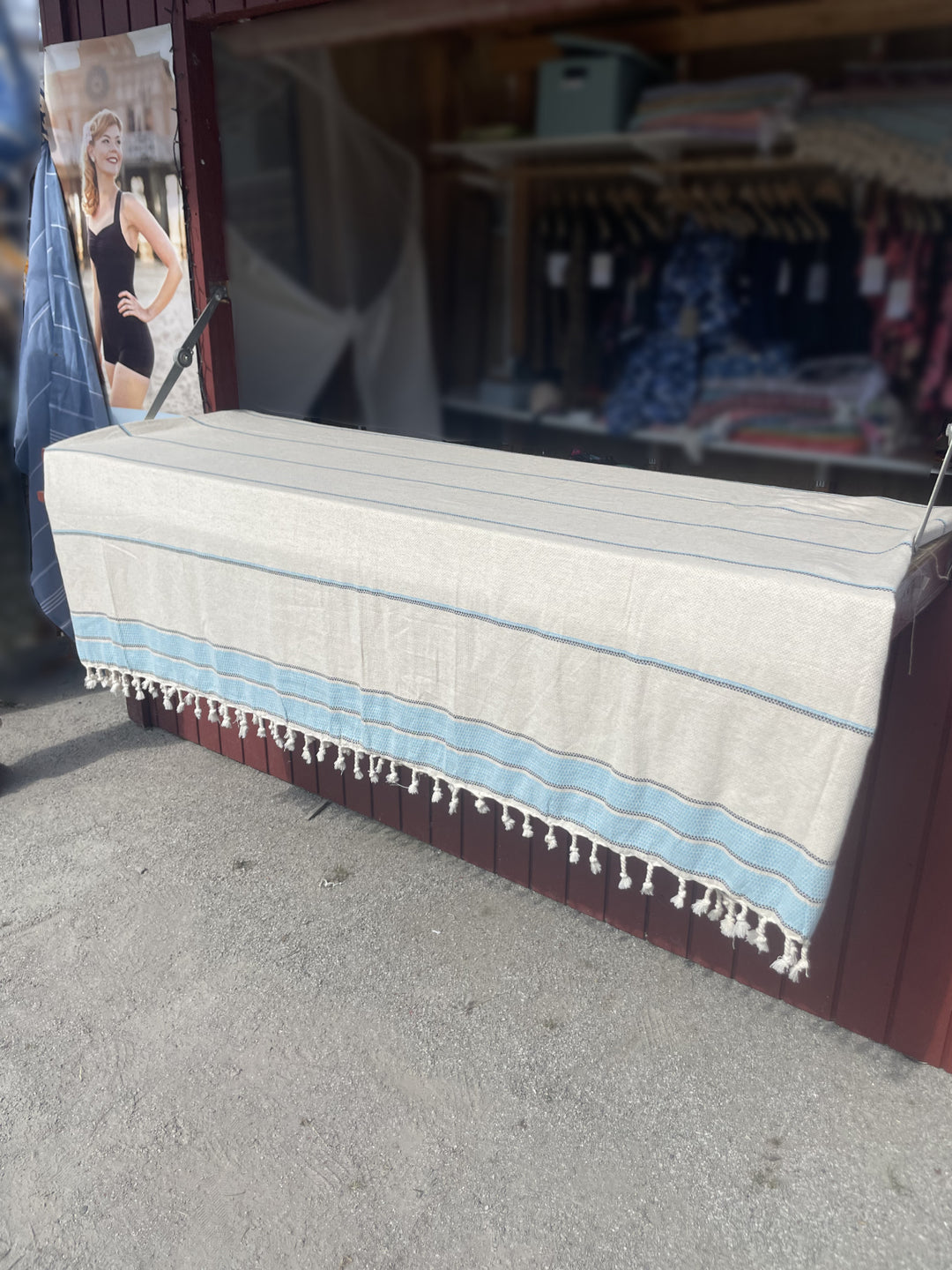 XXL Blanket Turquoise Throw