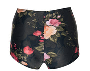 Vintage flowers high bikini bottoms