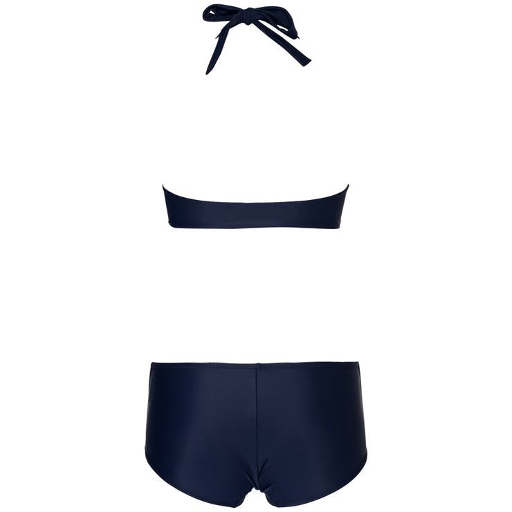 Navy Simple Low Hipster Bottoms