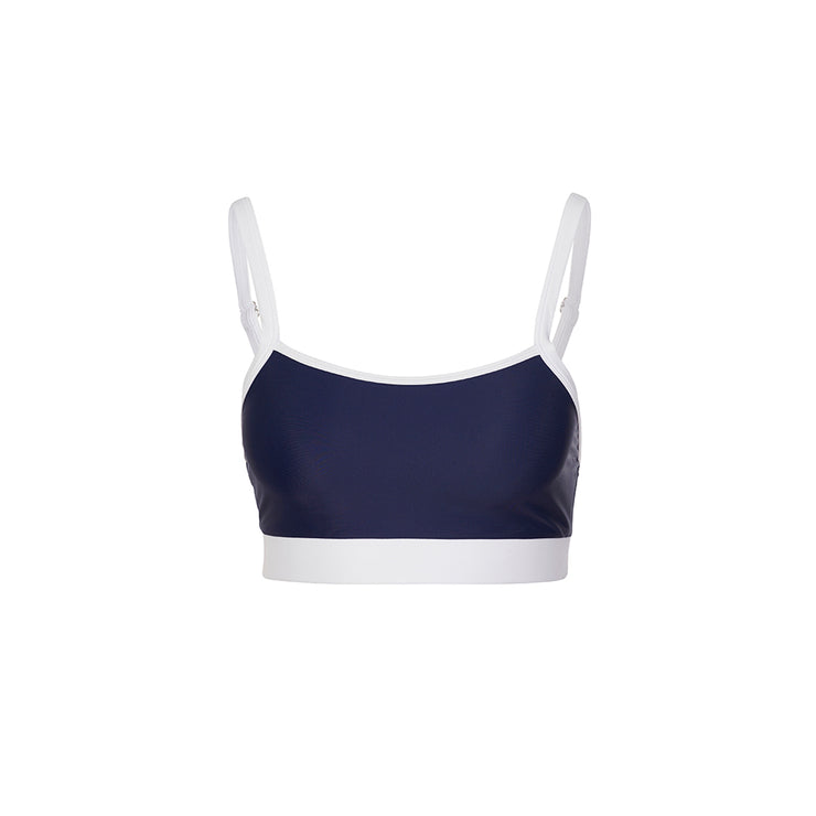 SALTY Navy Bikini Top