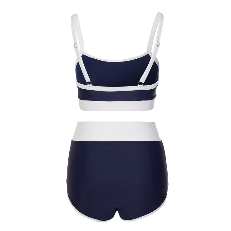 SALTY Navy Bikini Top