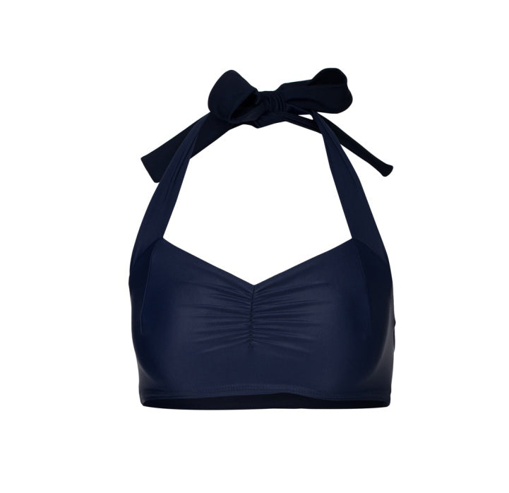 Navy simple bikini top
