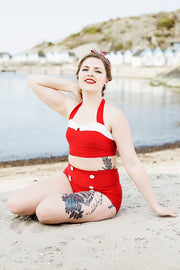 Red Hello Sailor bikini