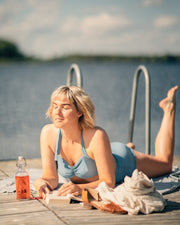 Sky blue hög bikiniunderdel *limited edition