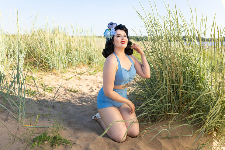 Sky blue hög bikiniunderdel *limited edition